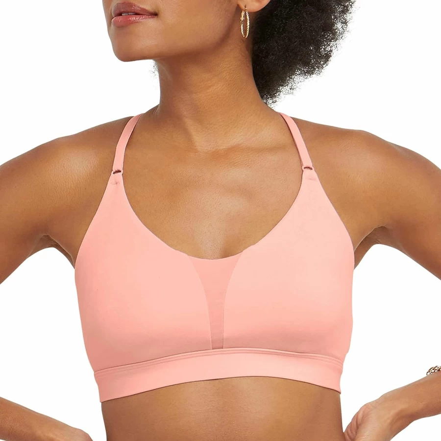 Champion Women's Light Support Sports Bra - Moisture Wicking, Soft Touch Workout Bra for Running & Yoga