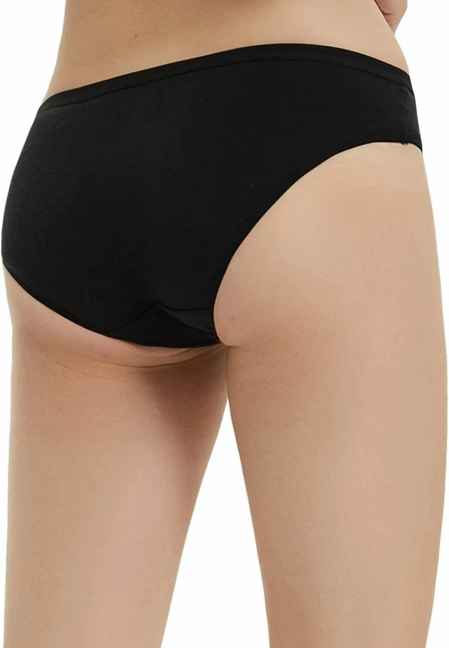 ZSOSBA Women's Merino Wool Underwear 2 Pack - Soft, Breathable Active Briefs for Sports & Daily Wear