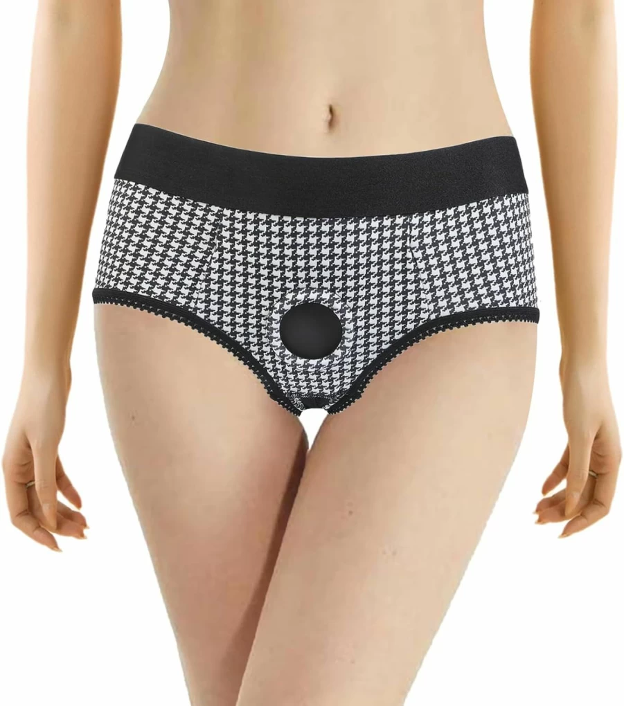 KYTRSTX Adjustable Strap On Harness Underwear for Adults - Comfortable Strapless Boxer Briefs with Secure Fit for Enhanced Pleasure