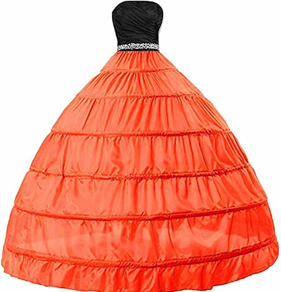 YUAKOU Women's Tulle Petticoat Crinoline Half Slip Underskirt for Wedding Bridal Party Dresses