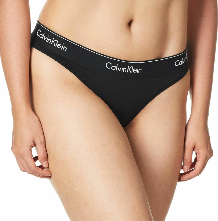 Calvin Klein Women's Stretch Cotton Thong Underwear | Comfortable & Modern Design