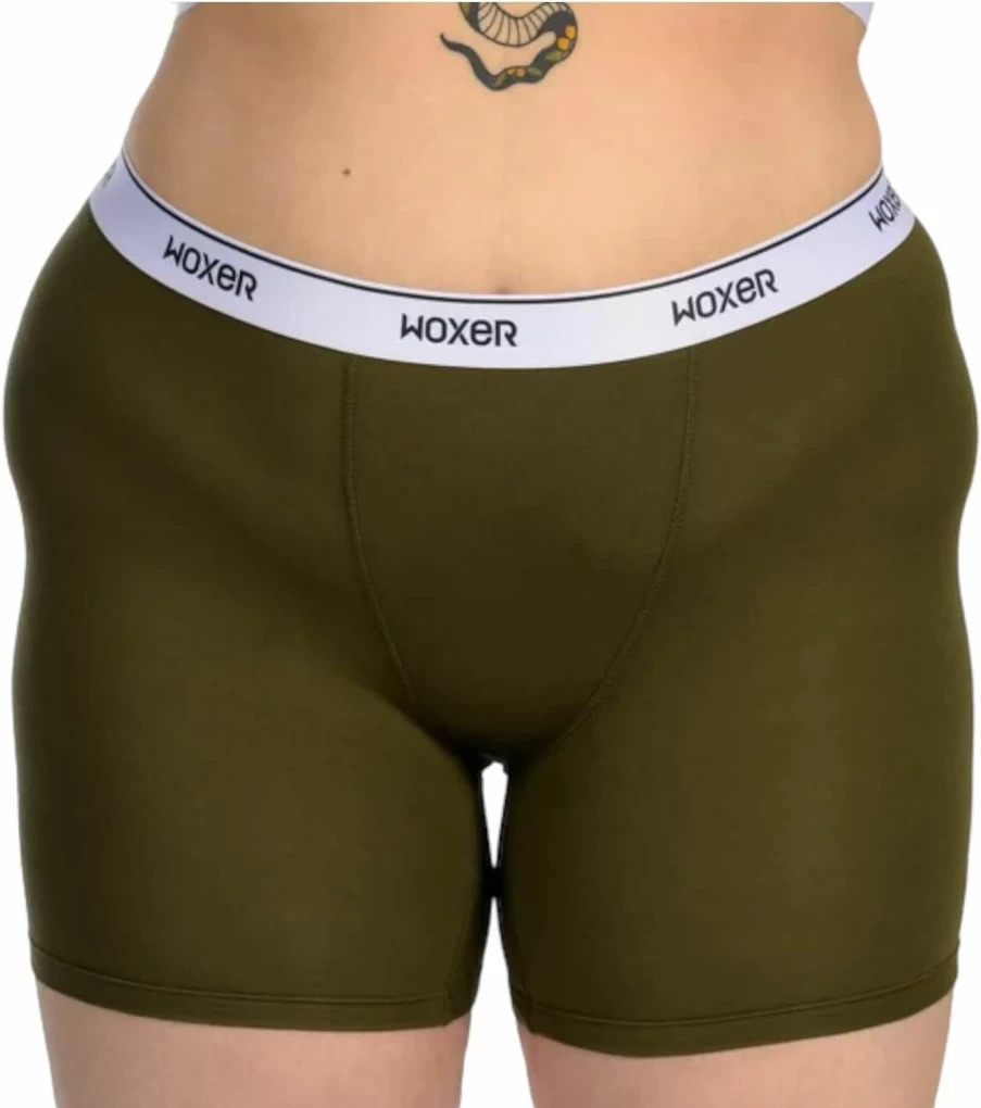 Woxer Women's 5" Baller Boyshorts - Soft, Chafing-Free Boxer Briefs with No Roll Inseam