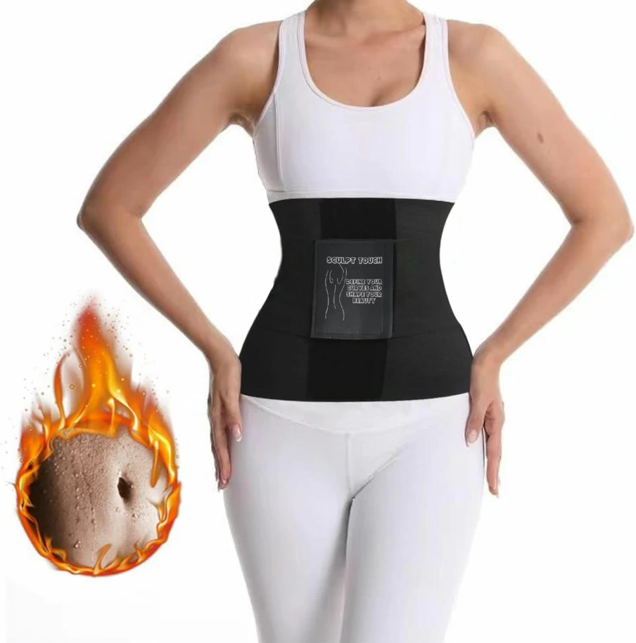 "Thcbme Sculpt Touch Waist Trainer – Slimming Belt for Workout, Sweat Band, Belly Fat Loss & Toning"