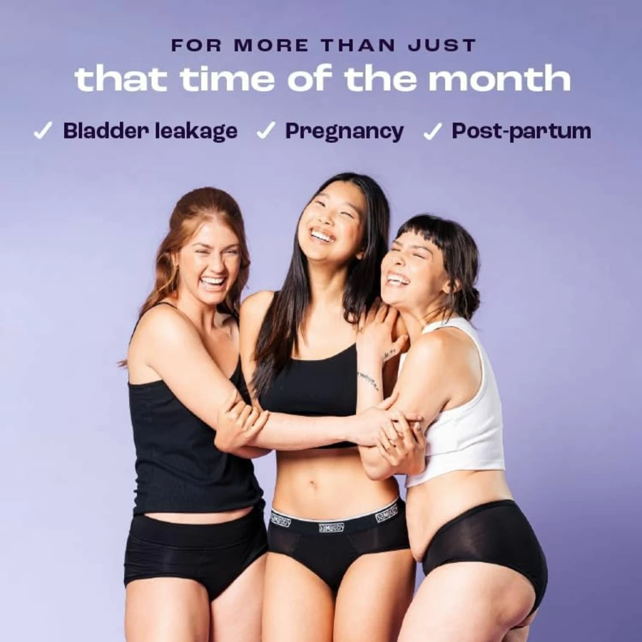 Bambody Period Panties for Women: Ultra Absorbent, Leak-Proof Underwear | Comfortable & Reusable Menstrual Briefs