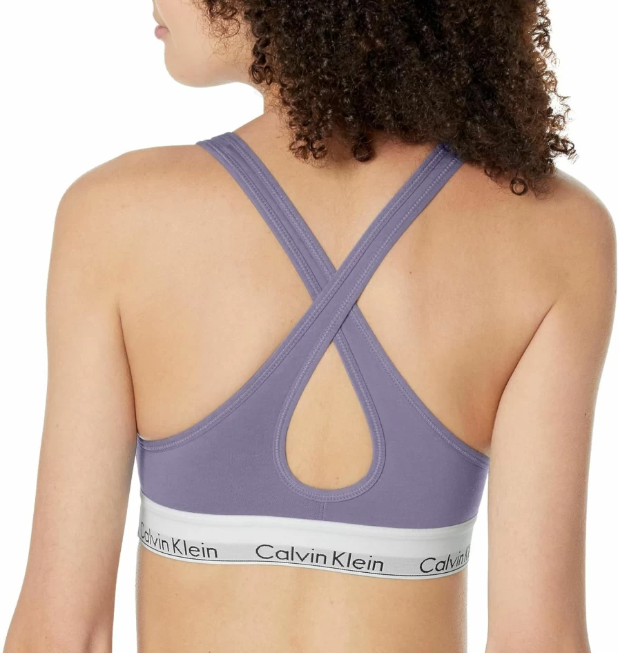 Calvin Klein Women's Wireless Bralette - Modern Cotton Lightly Lined Comfort Bra