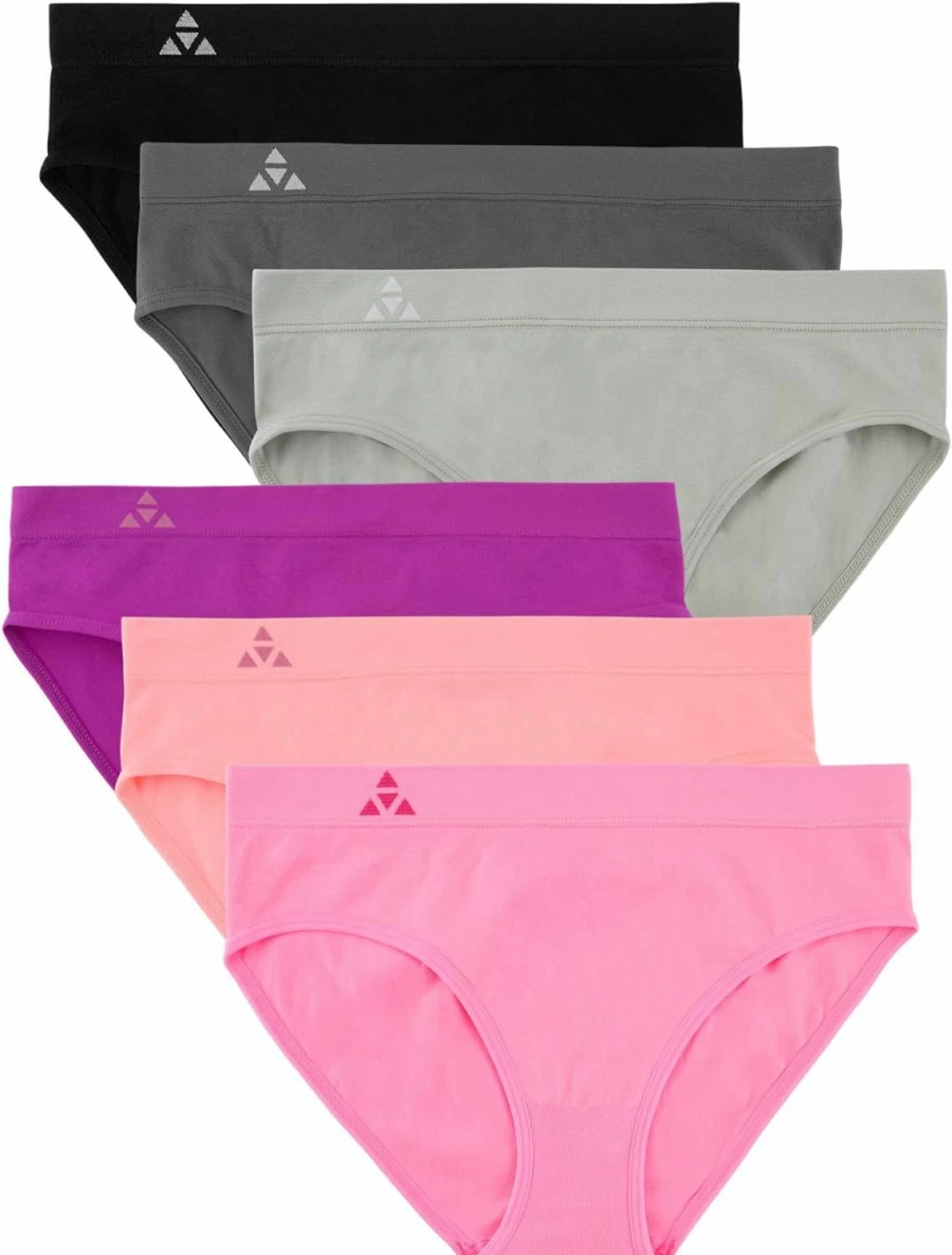 Balanced Tech Women's Moisture Wicking Seamless Hipster Panties for Workout & Active Wear