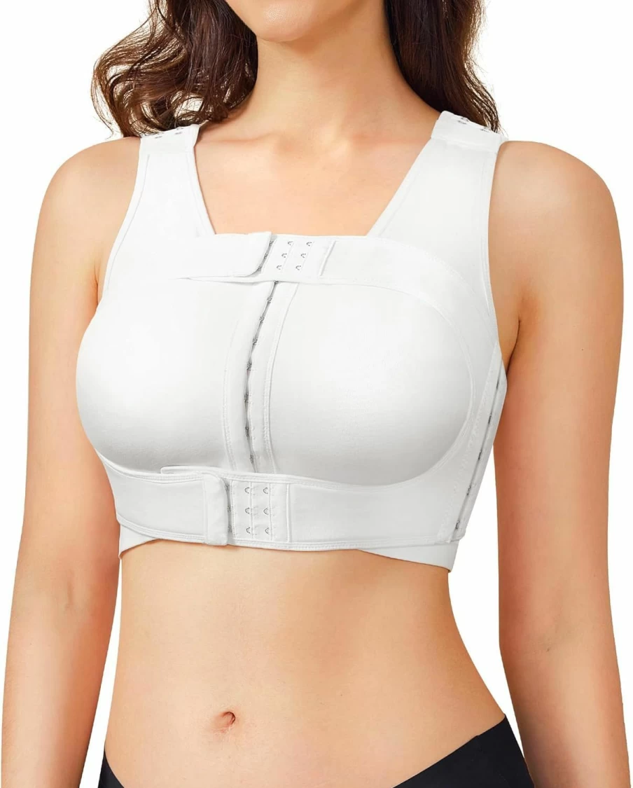 BRABIC Front Closure Post-Surgery Bra for Women – Mastectomy Recovery with Removable Support Band & Comfort Fit