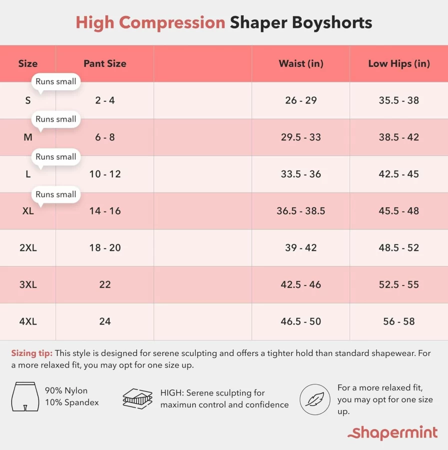 "SHAPERMINT Women's High Waist Tummy Control Shapewear Shorts - Nude Compression Underwear for Dresses"