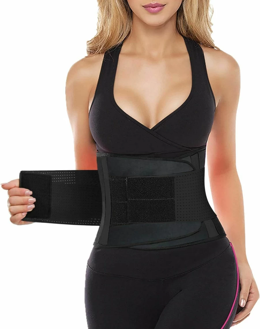 YIANNA Waist Trainer for Women - Weight Loss, Workout, Back Support & Tummy Trimmer Belt