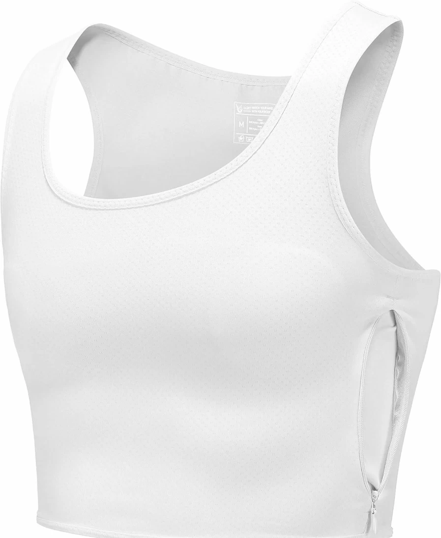 "LGBT UNICORNS FTM Chest Binder – Adjustable Breathable Binder with Built-In Nipple Covers, Skin-Friendly Design for Trans Men"