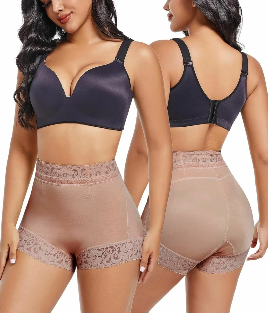 "Sliot High Waisted Butt Lifting Shapewear Shorts for Women – Tummy Control & Butt Enhancer Underwear"
