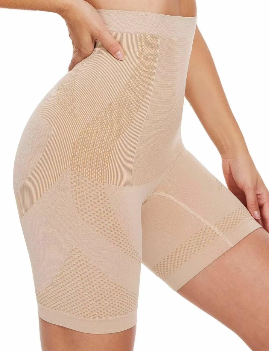 "Moefanso High Waisted Shapewear Shorts for Women - Tummy Control, Thigh Slimming & Butt Lifting Body Shaper Underwear"