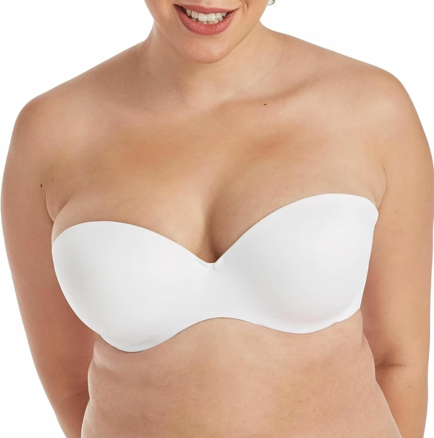 Maidenform Women's Love The Lift Demi Strapless Multiway Bra 09417 - Push Up, Convertible, Wireless Comfort