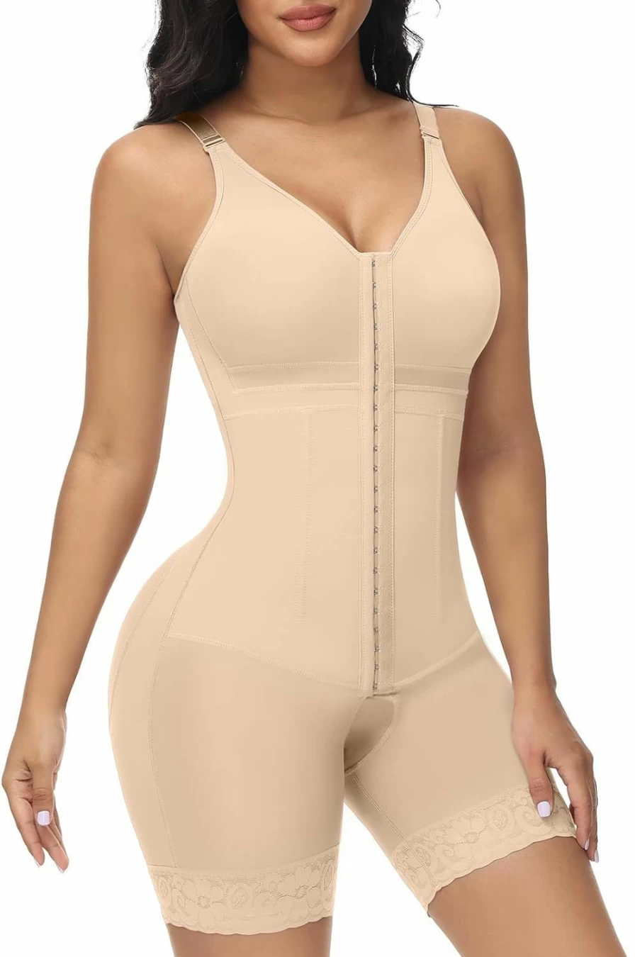 M MYODRESS Colombian Shapewear for Women - Full Body Post-Surgery Compression Girdle, Tummy Control Bodysuit for Tummy Tuck & Body Shaping