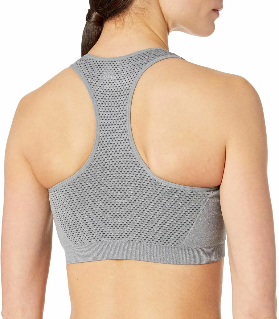 Jockey Women's Seamless Sports Bra - Mid Impact, Removable Cups, Comfort Fit Workout Bra
