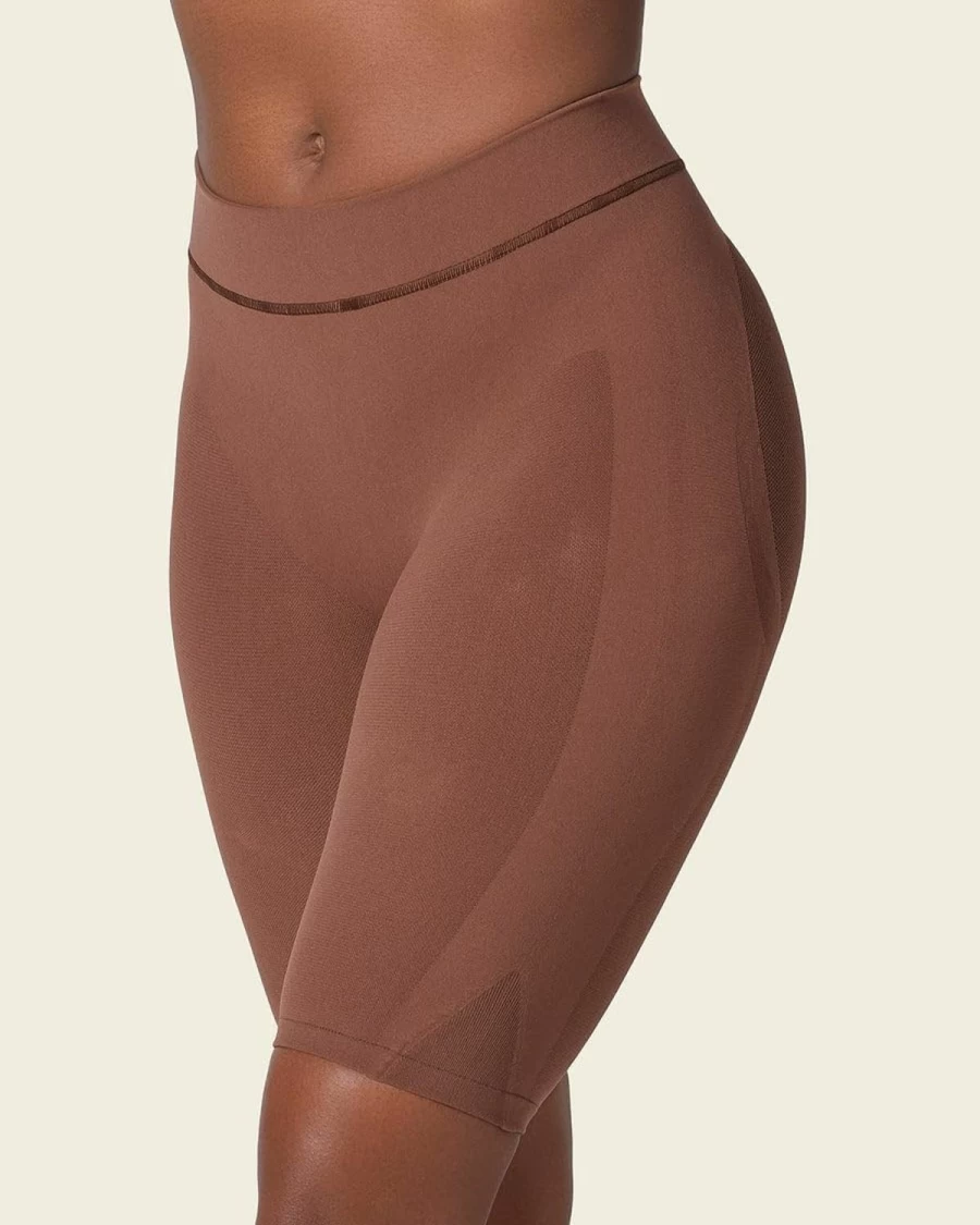 "Leonisa High Waisted Shapewear Shorts for Women – Tummy Control & Butt Lifting"