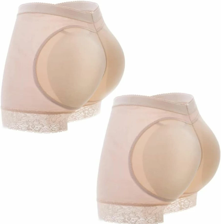 WEICHENS Women's Butt Lifting Shapewear - Padded Control Panties & Hip Enhancer Underwear for Instant Curves, Boyshort Design